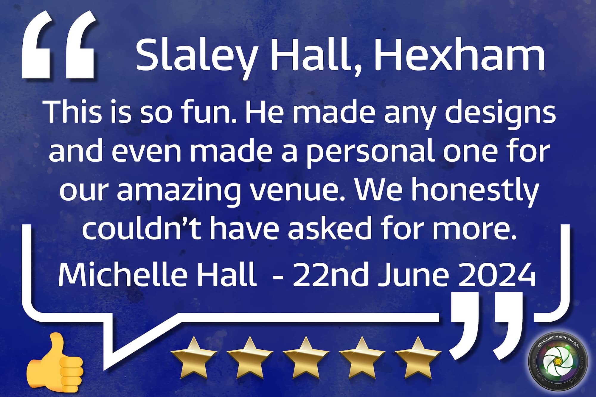 Michelle Hall Slaley Hall Hexham June 2024